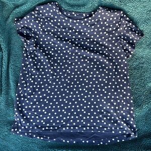 Old navy girls Polk-a-dot softest short sleeve tee